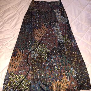 Multicolor Patterned Women's Skirt